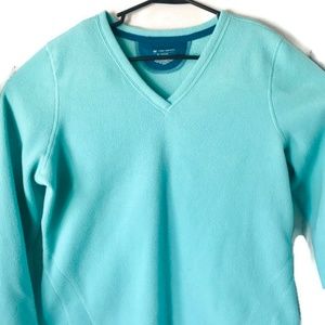 Tek Gear Fleece Pullover XL Women's V Neck